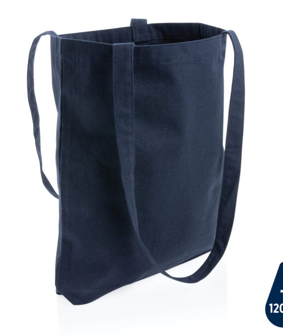 XD Collection Impact AWARE™ Recycled cotton tote, nav Recycled cotton tote