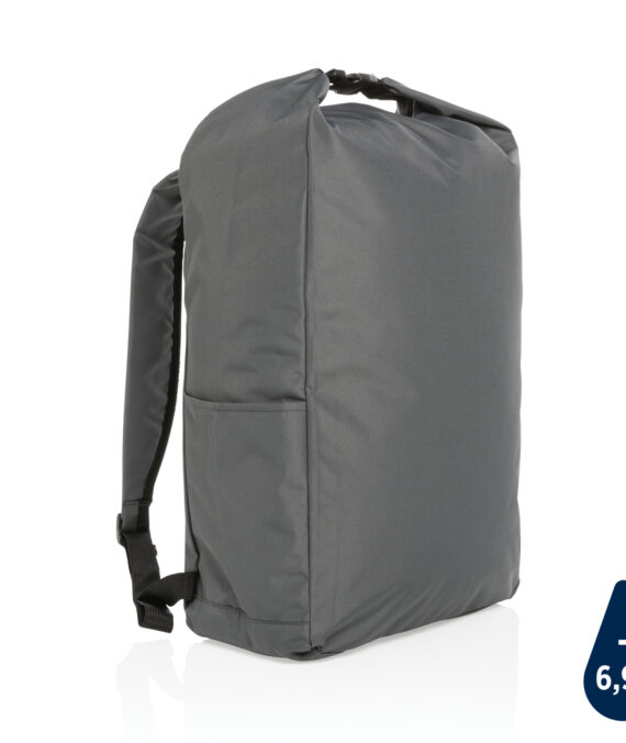 XD Collection Impact AWARE™ RPET lightweight rolltop backpack