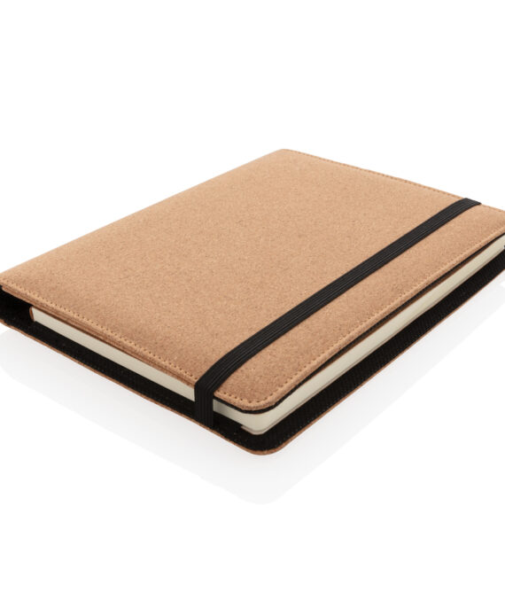 XD Collection Deluxe cork portfolio A5 with pen