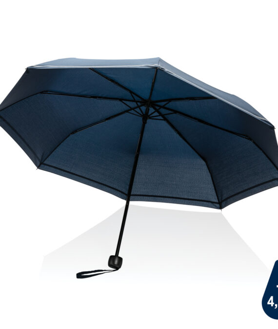 XD Collection 20.5″Impact AWARE™ RPET 190T pongee mini reflective umbrella