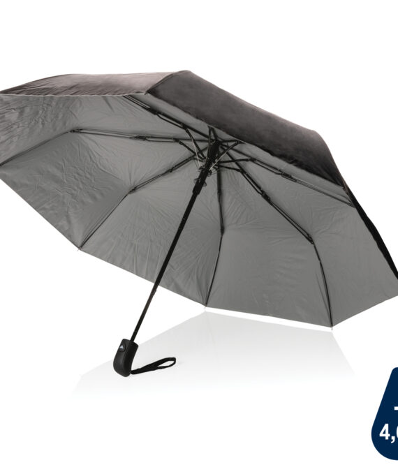 XD Collection 21″ Impact AWARE™ RPET 190T Pongee dual colour mini umbrella