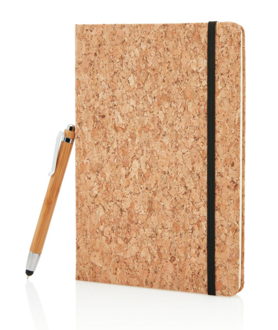 XD Collection A5 notebook with bamboo pen including stylus