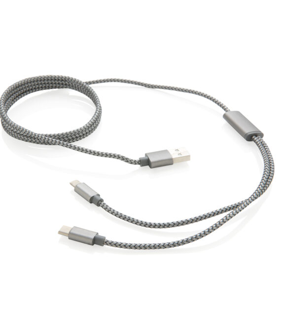 XD Collection 3-in-1 braided cable
