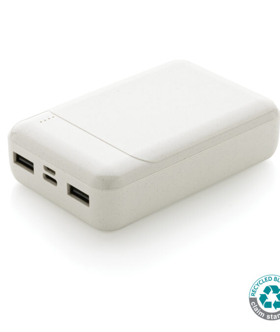 XD Collection RCS standard recycled plastic 10.000 mAh powerbank