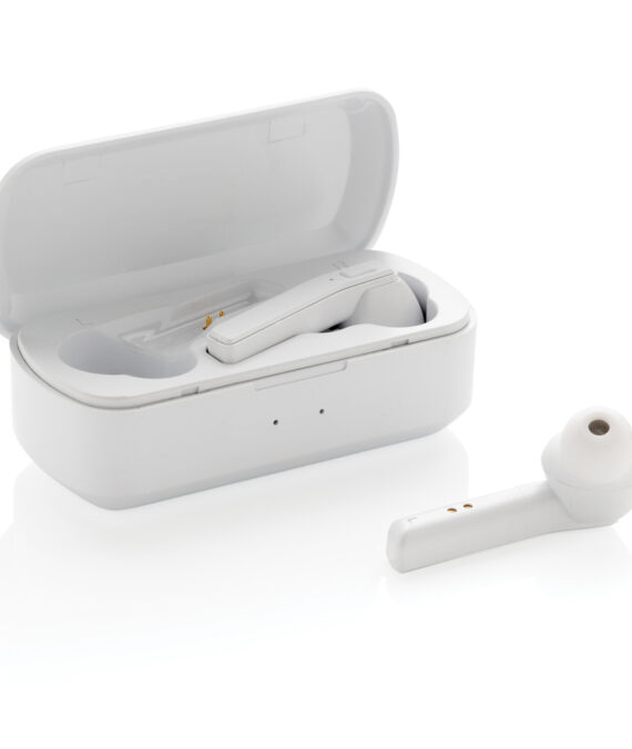 XD Collection Free Flow TWS earbuds in charging case