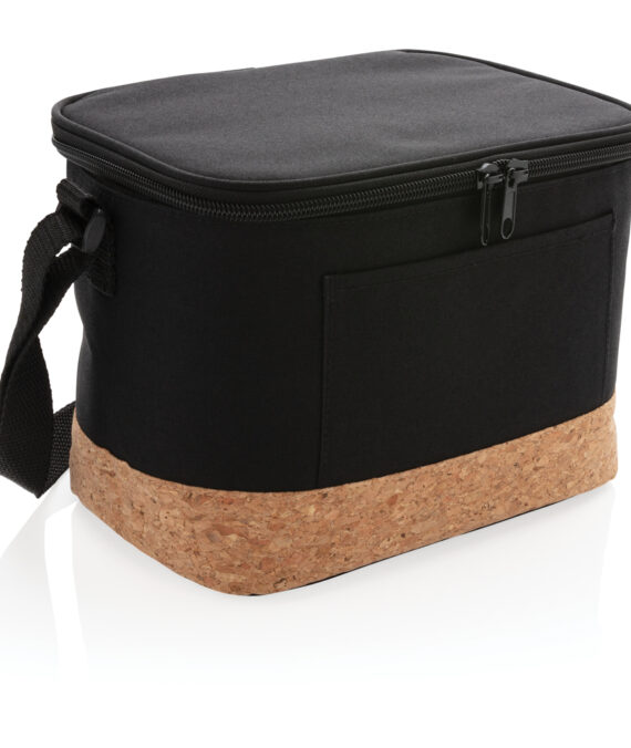 XD Collection Two tone cooler bag with cork detail