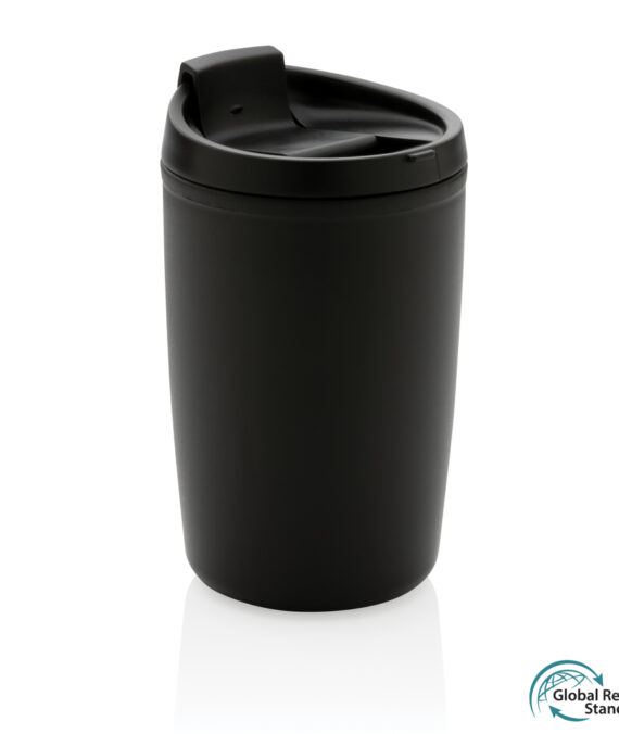 XD Collection GRS Recycled PP tumbler with flip lid