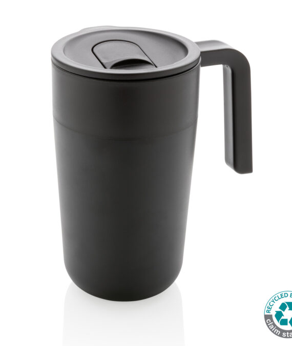 XD Collection GRS Recycled PP and SS mug with handle