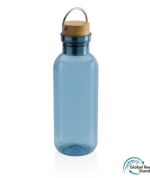 XD Collection GRS RPET bottle with FSC bamboo lid and handle