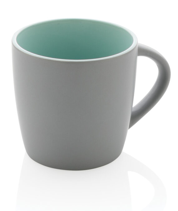 XD Collection Ceramic mug with coloured inner