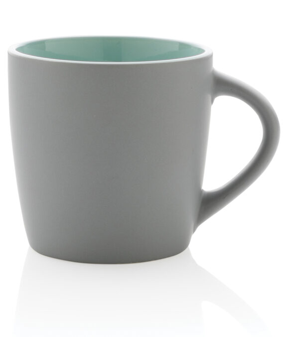 XD Collection Ceramic mug with coloured inner