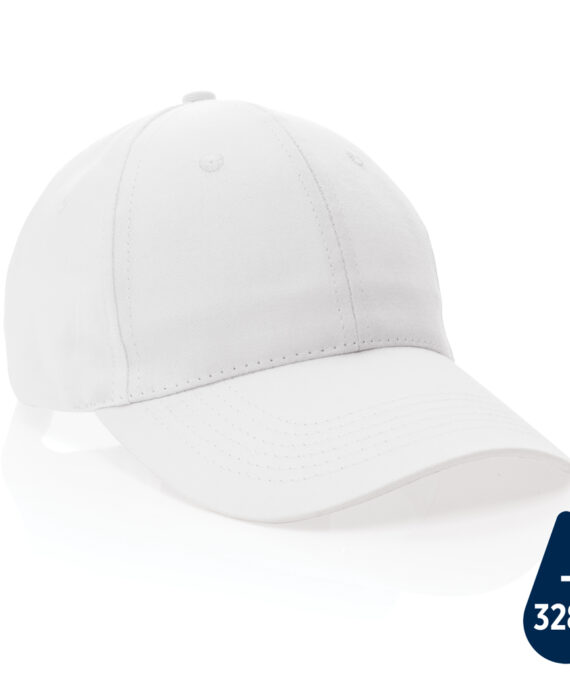 XD Collection Impact 6 panel 190gr Recycled cotton cap with AWARE™ tracer