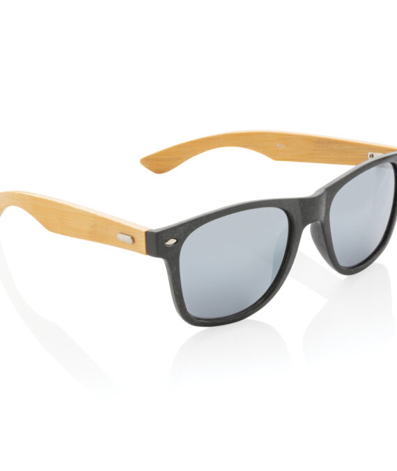 XD Collection Wheat straw and bamboo sunglasses