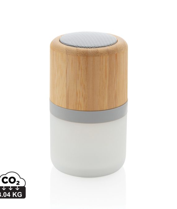 XD Collection Bamboo colour changing 3W speaker light