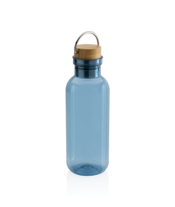 XD Collection GRS RPET bottle with bamboo lid and handle