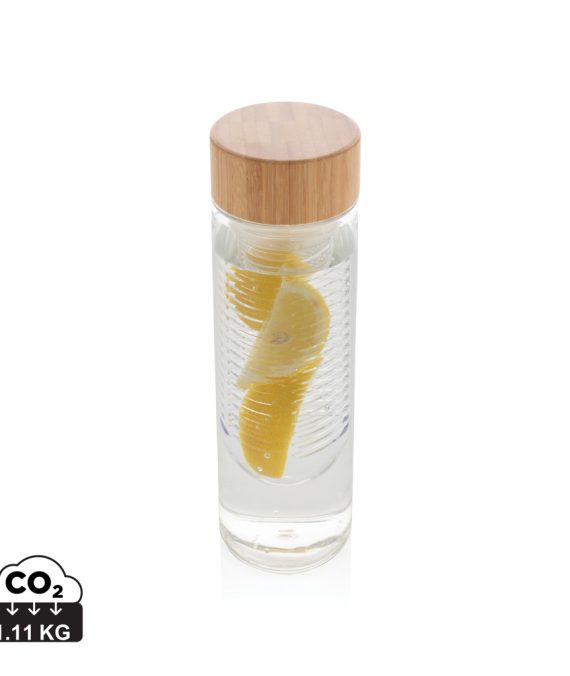 XD Collection Infuser bottle with bamboo lid