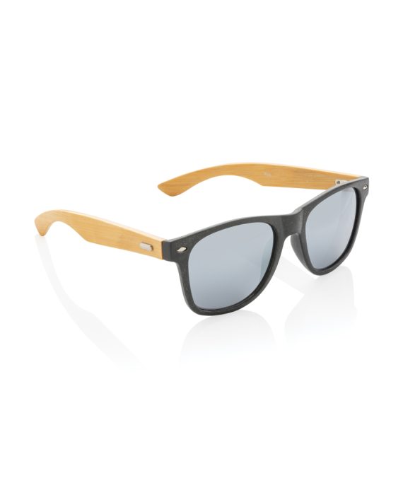 XD Collection Wheat straw and bamboo sunglasses