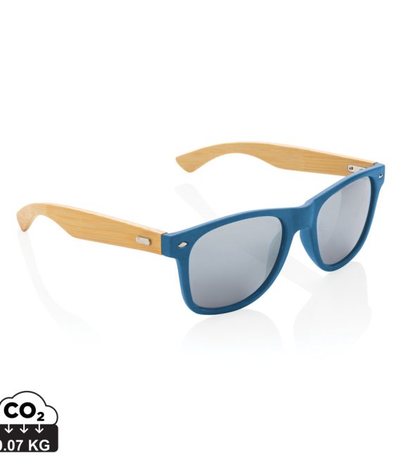 XD Collection Bamboo and RCS recycled plastic sunglasses
