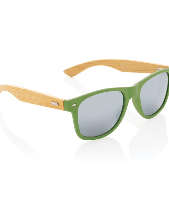 XD Collection Bamboo and RCS recycled plastic sunglasses