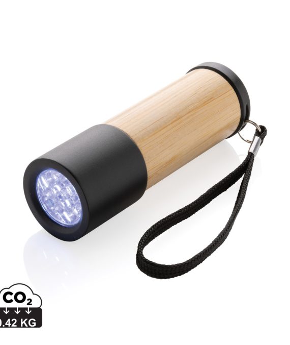 XD Collection Bamboo and RCS certfied recycled plastic torch