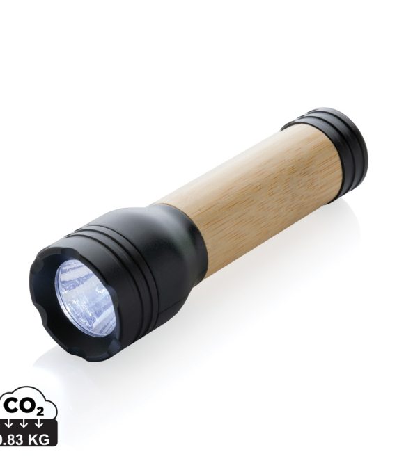 XD Collection Lucid 1W RCS certified recycled plastic & bamboo torch