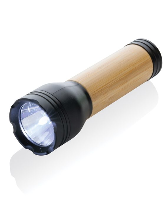 XD Collection Lucid 3W RCS certified recycled plastic & bamboo torch