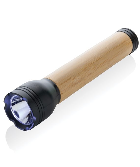 XD Collection Lucid 5W RCS certified recycled plastic & bamboo torch