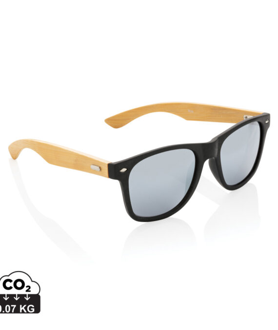 XD Collection Bamboo and RCS recycled plastic sunglasses