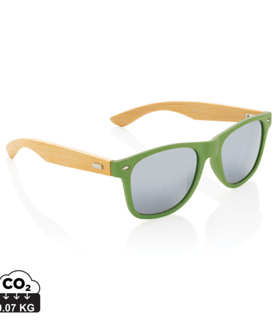 XD Collection Bamboo and RCS recycled plastic sunglasses