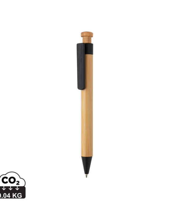 XD Collection Bamboo pen with wheatstraw clip
