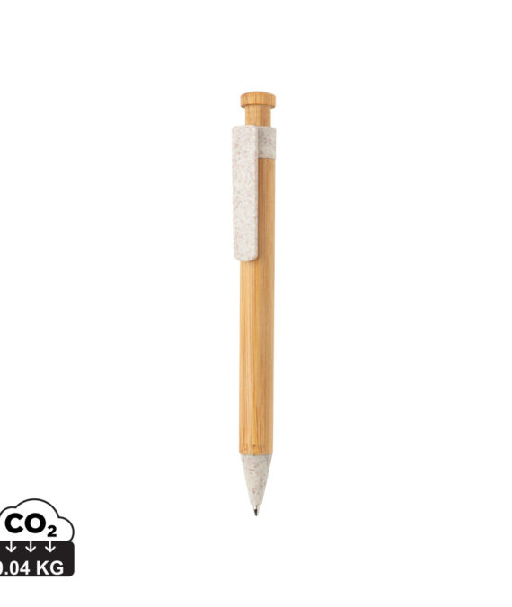 XD Collection Bamboo pen with wheatstraw clip
