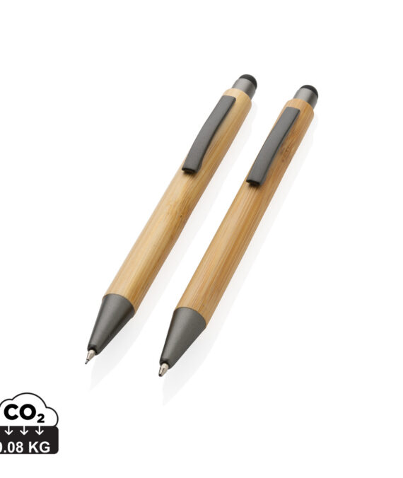 XD Collection Bamboo modern pen set in box