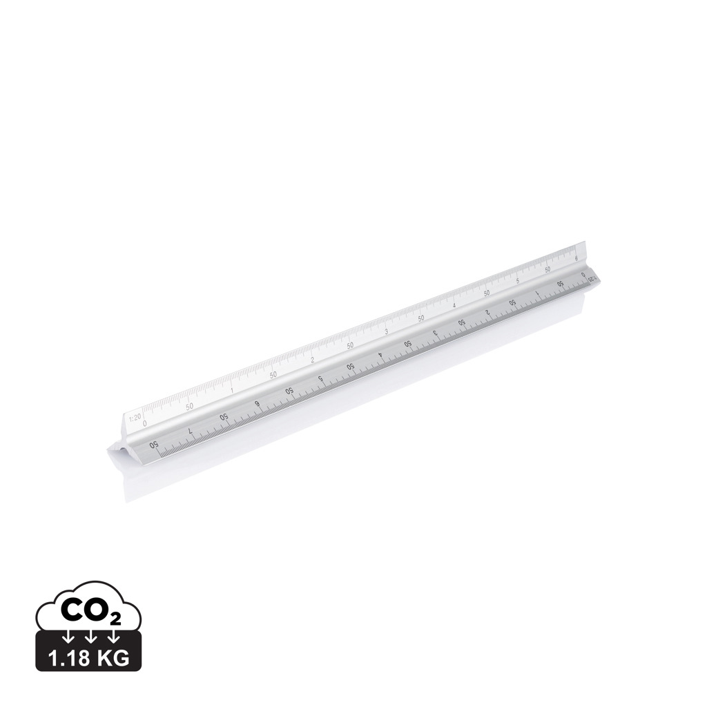 XD Collection Aluminium triangle rule – 30cm
