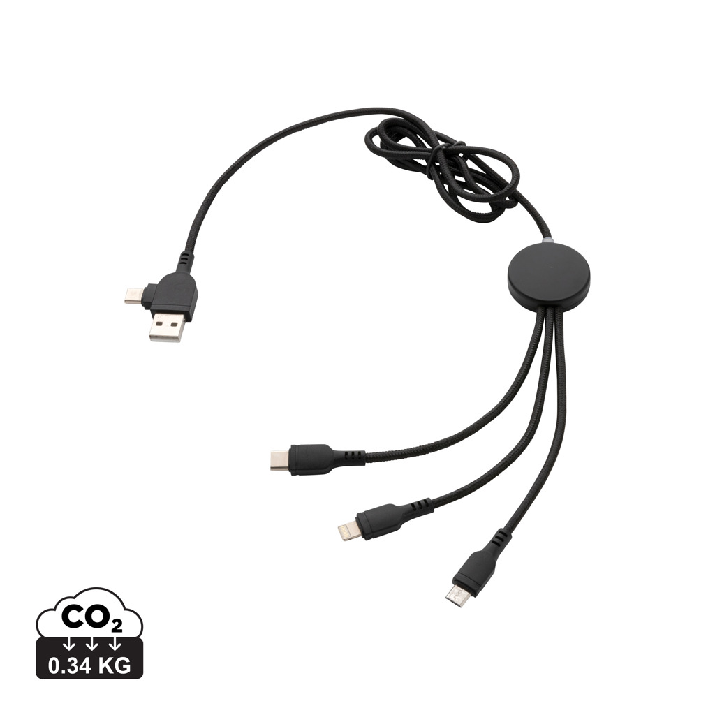 XD Collection Light up logo 6-in-1 cable