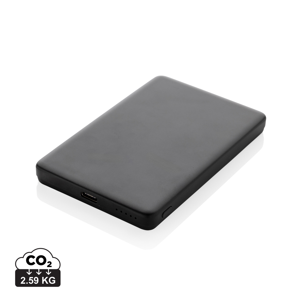 XD Collection Orion RCS recycled aluminium 5000 mah 5W magnetic powerbank