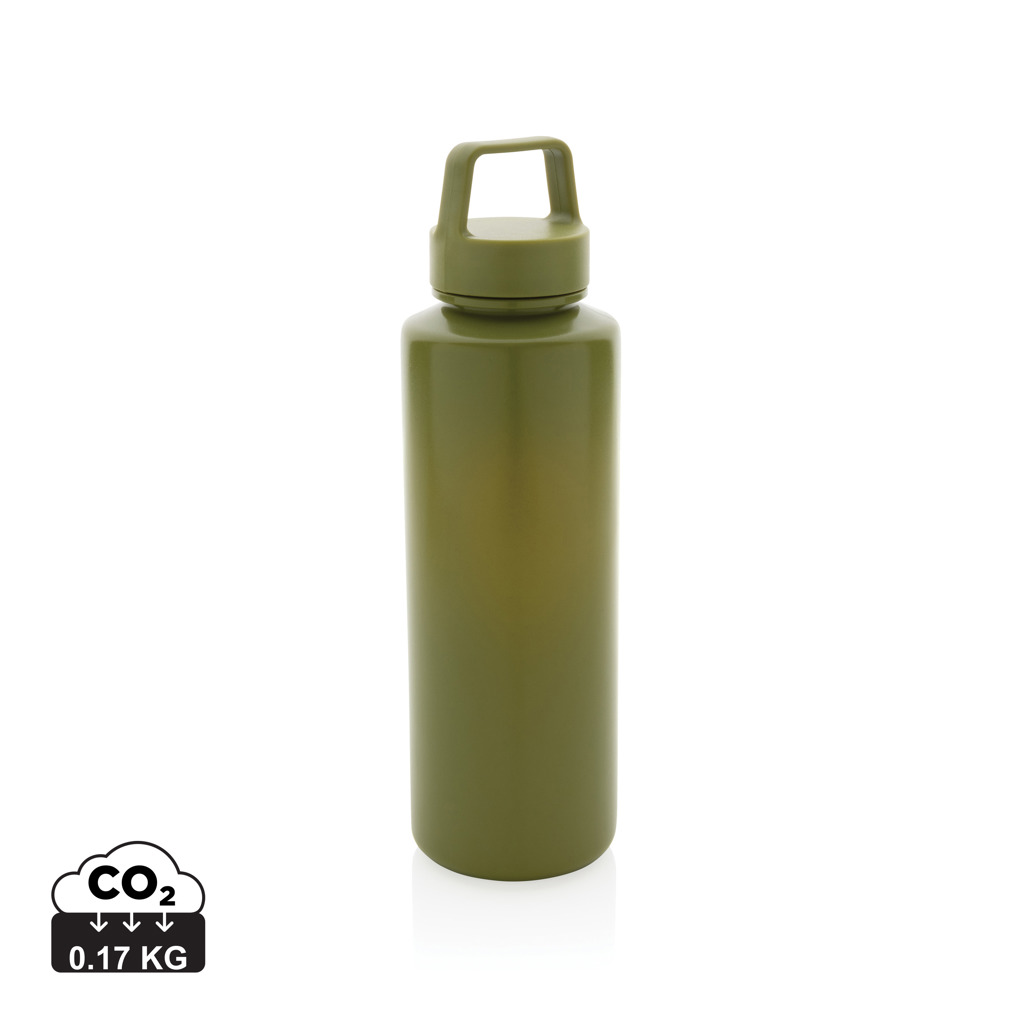 XD Collection RCS certified recycled PP water bottle with handle