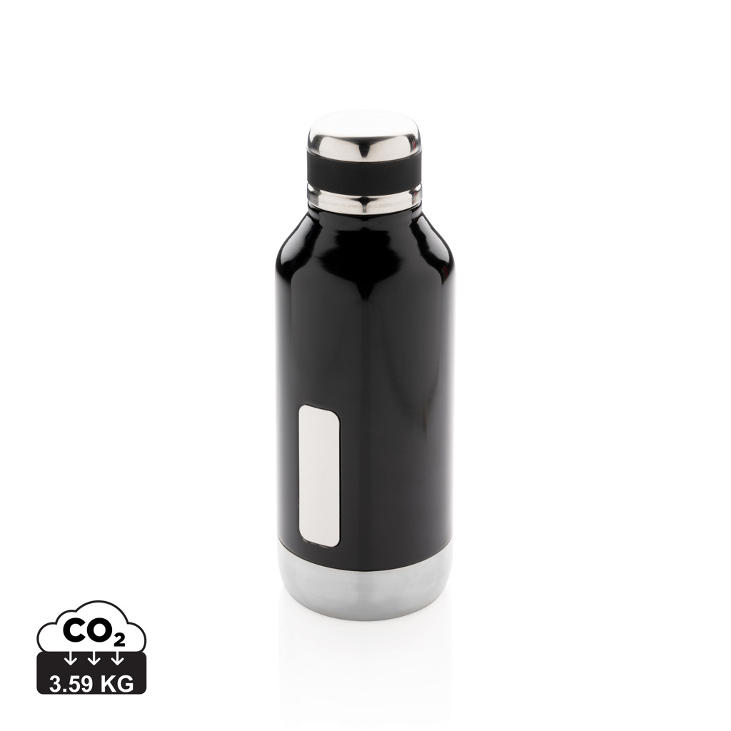 XD Collection Leak proof vacuum bottle with logo plate