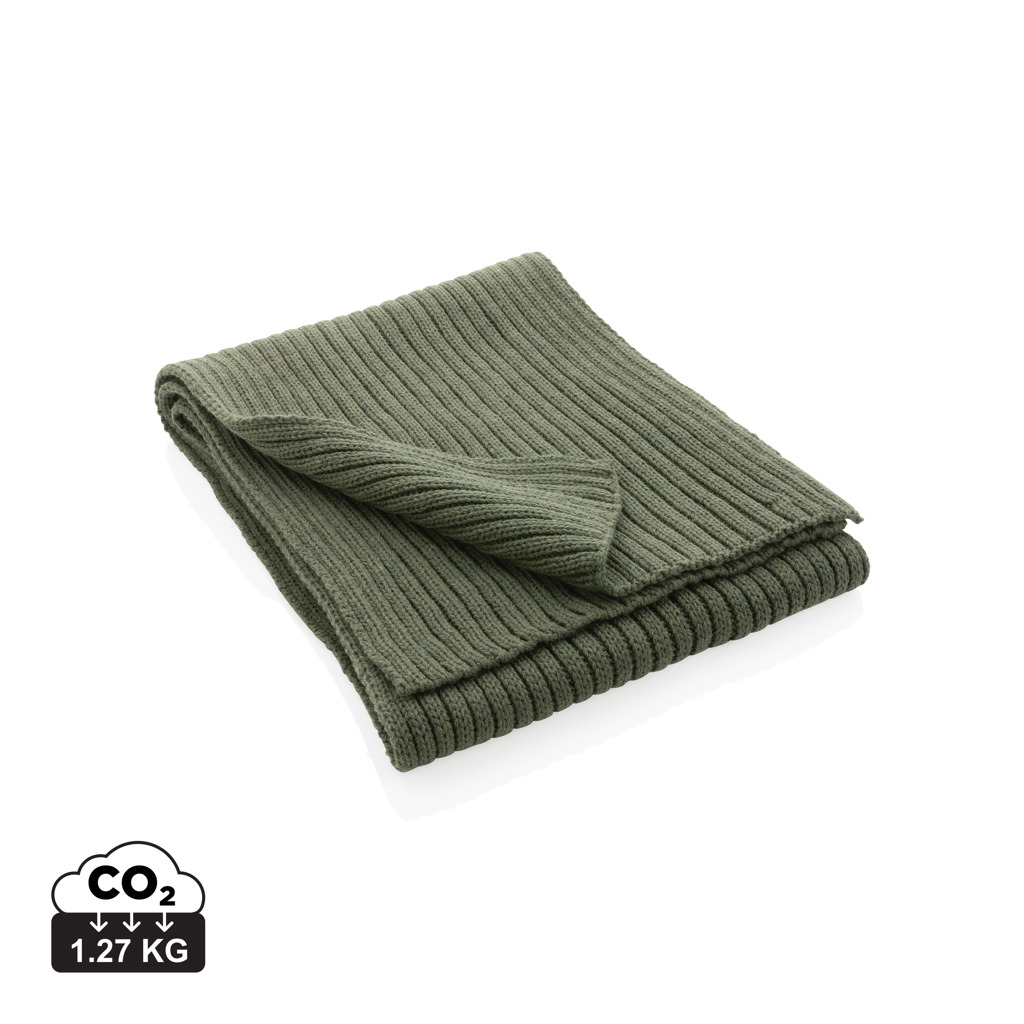 XD Collection Impact AWARE™ Polylana® knitted scarf 180 x 25cm