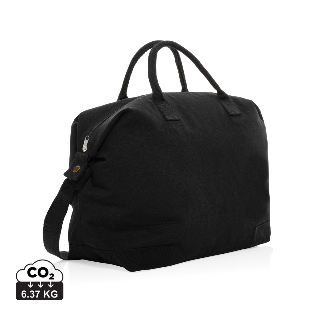 XD Collection Kezar AWARE™ 500 gsm recycled canvas deluxe weekend bag