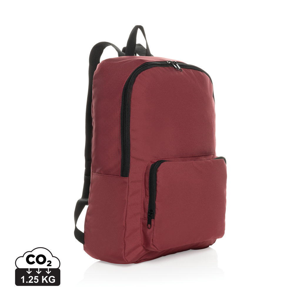 XD Collection Dillon AWARE™ RPET foldable classic backpack