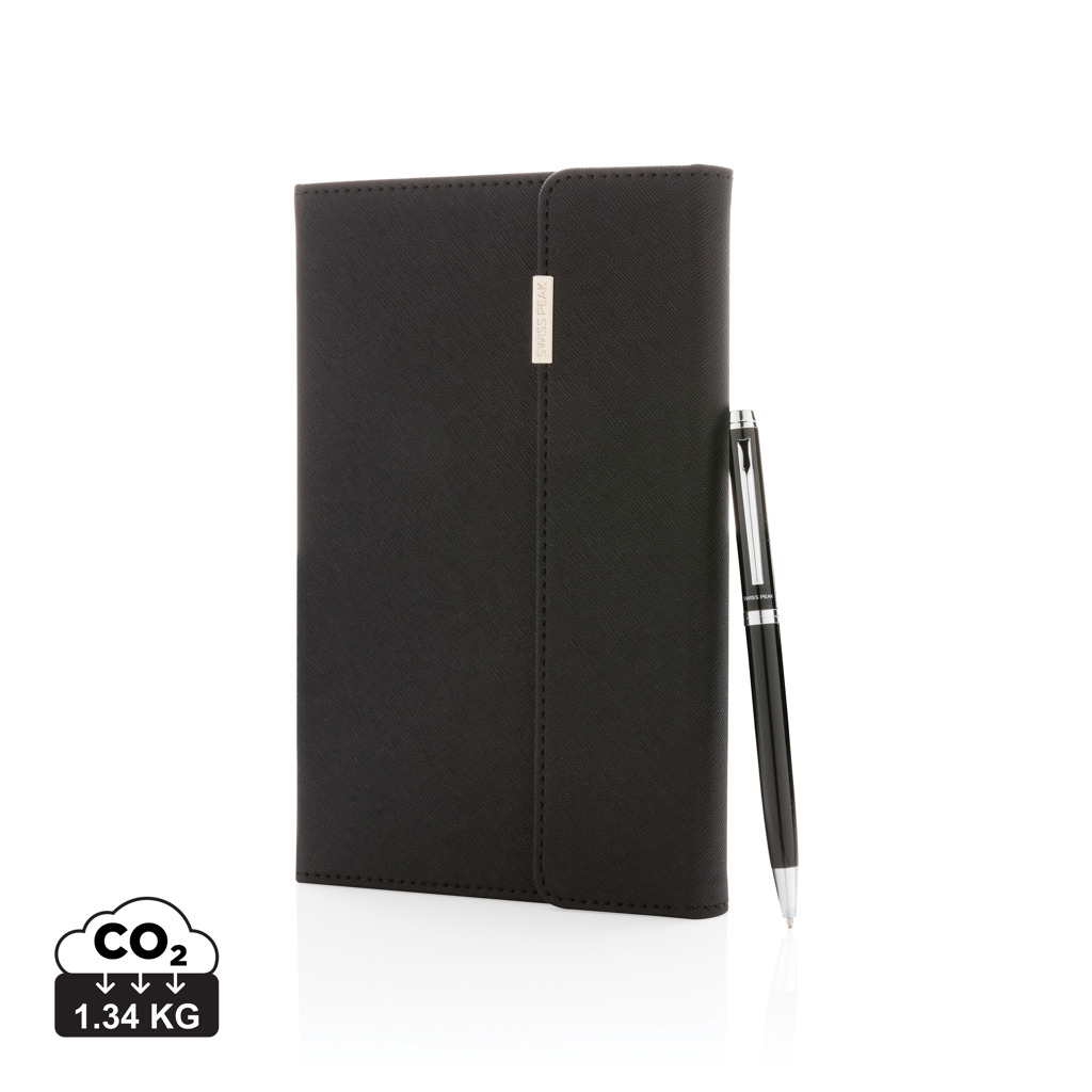 Swiss Peak Swiss Peak deluxe A5 notebook and pen set