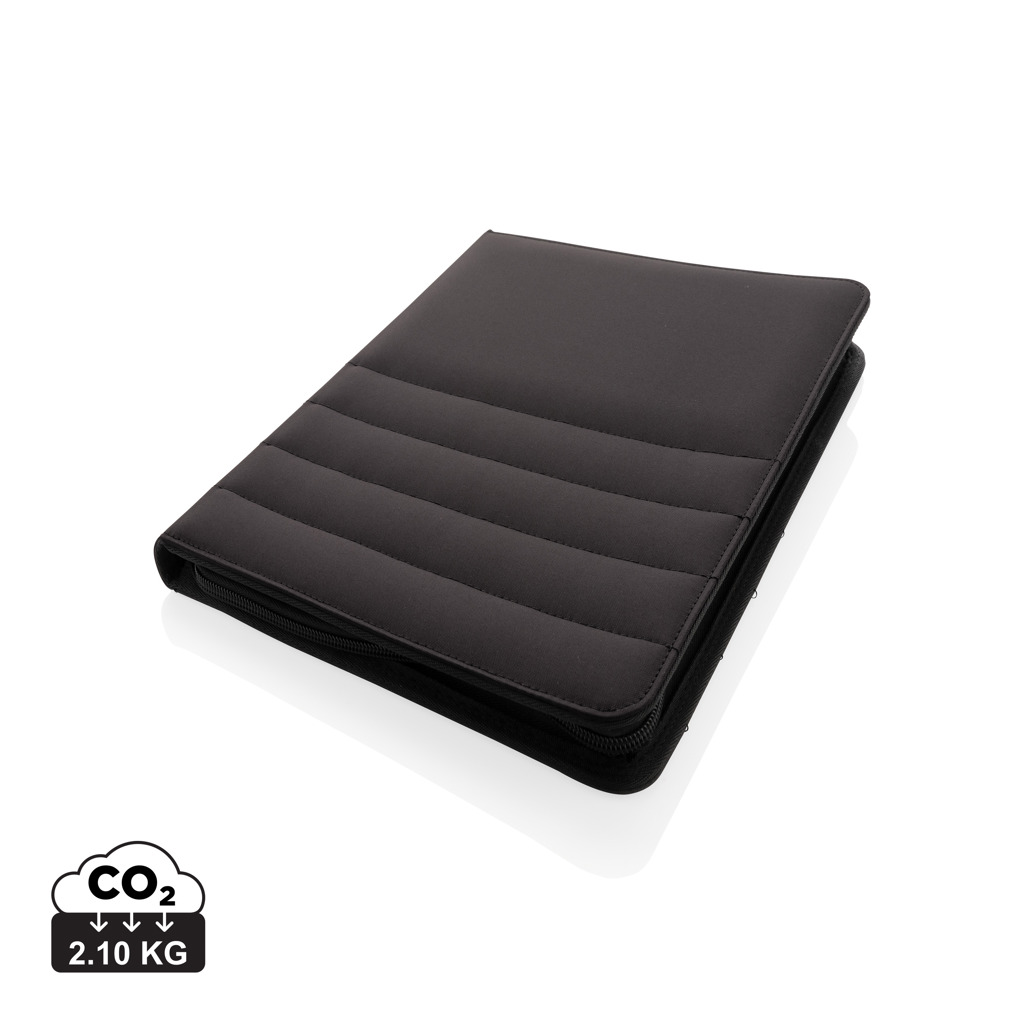 XD Xclusive Impact AWARE™ RPET A4 portfolio with zipper