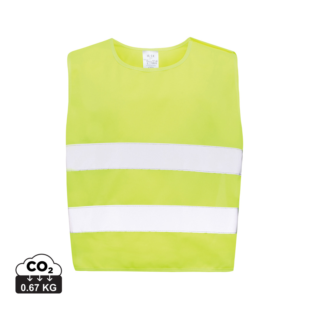 XD Collection GRS recycled PET high-visibility safety vest 3-6 years
