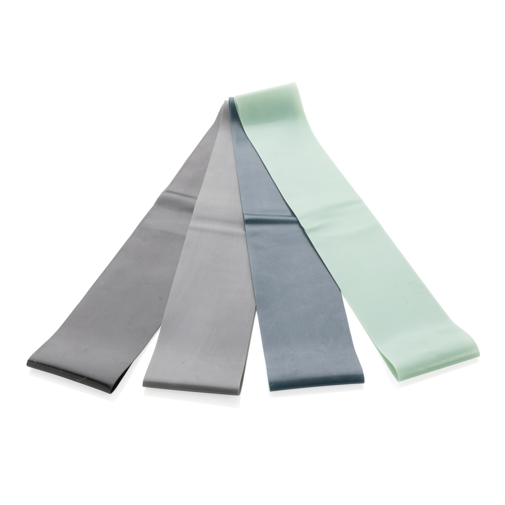 XD Collection 4pc elastic fitness bands in pouch