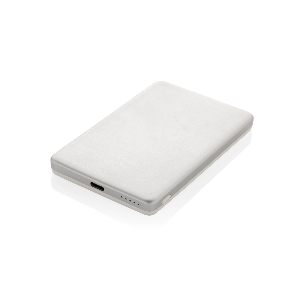 XD Collection Orion RCS recycled aluminium 5000 mah 5W magnetic powerbank