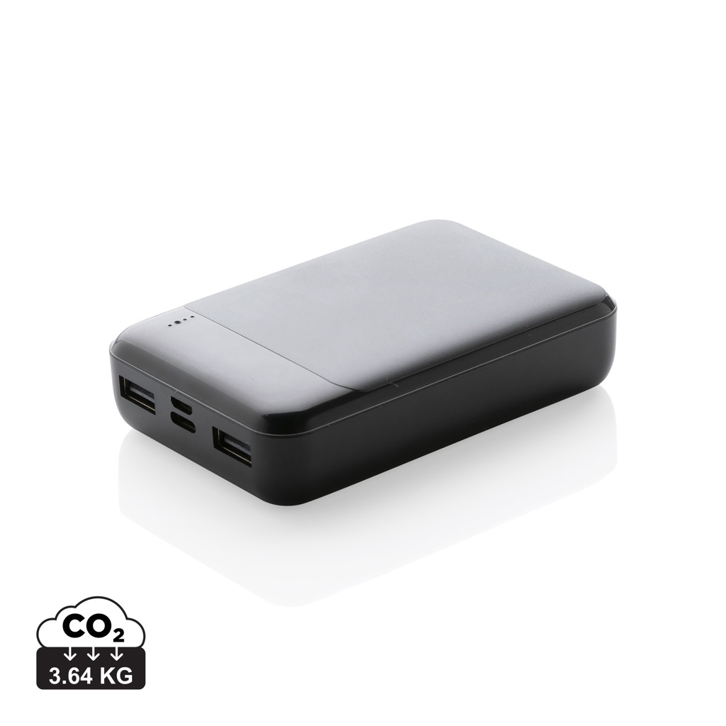 XD Collection RCS standard recycled plastic 10.000 mAh powerbank