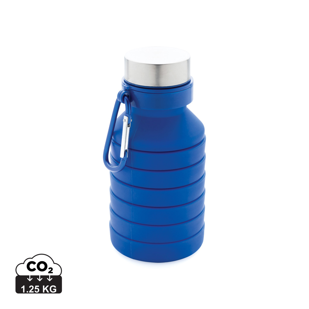 XD Collection Leakproof collapsible silicone bottle with lid