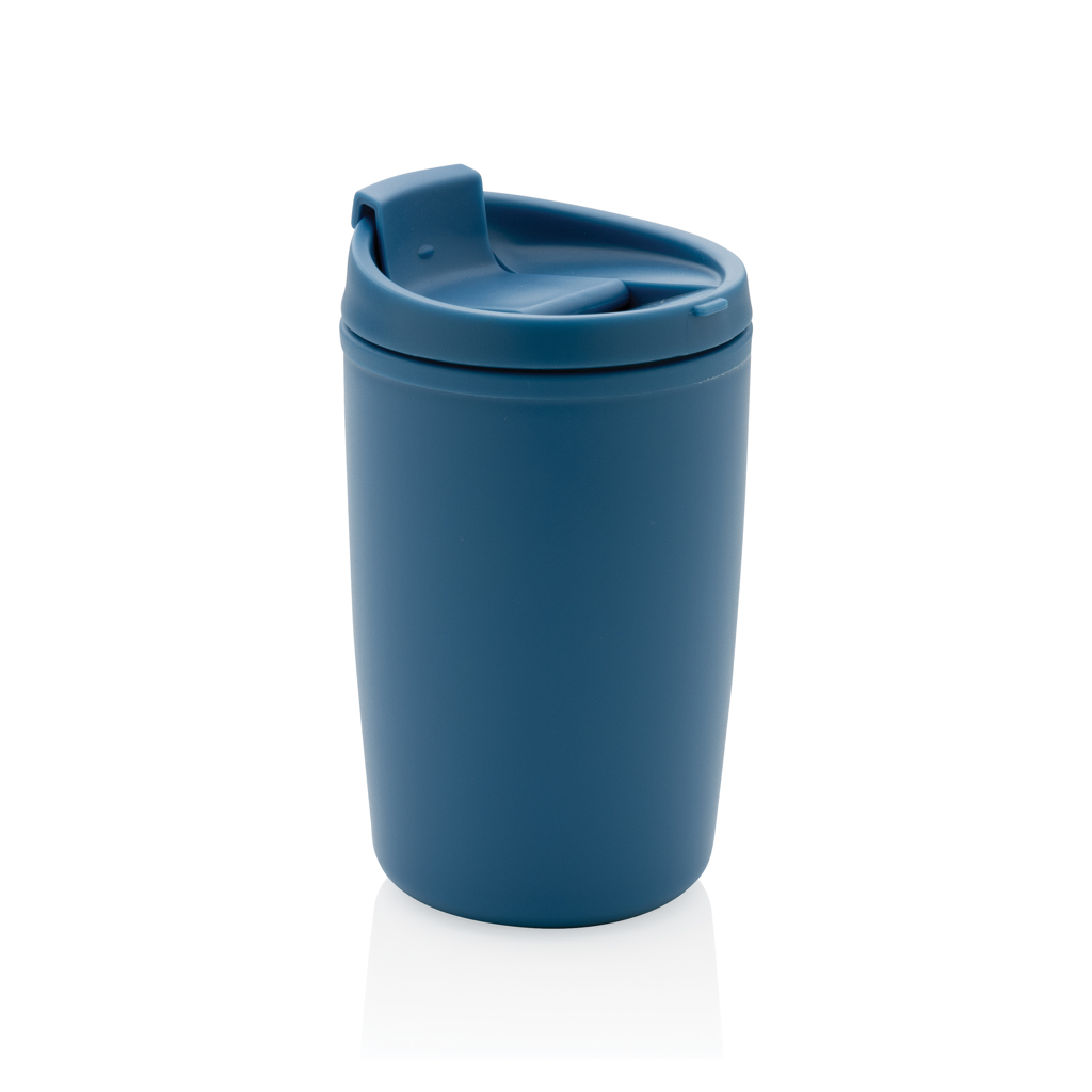XD Collection GRS Recycled PP tumbler with flip lid