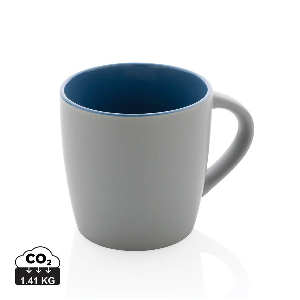 XD Collection Ceramic mug with coloured inner 300ml