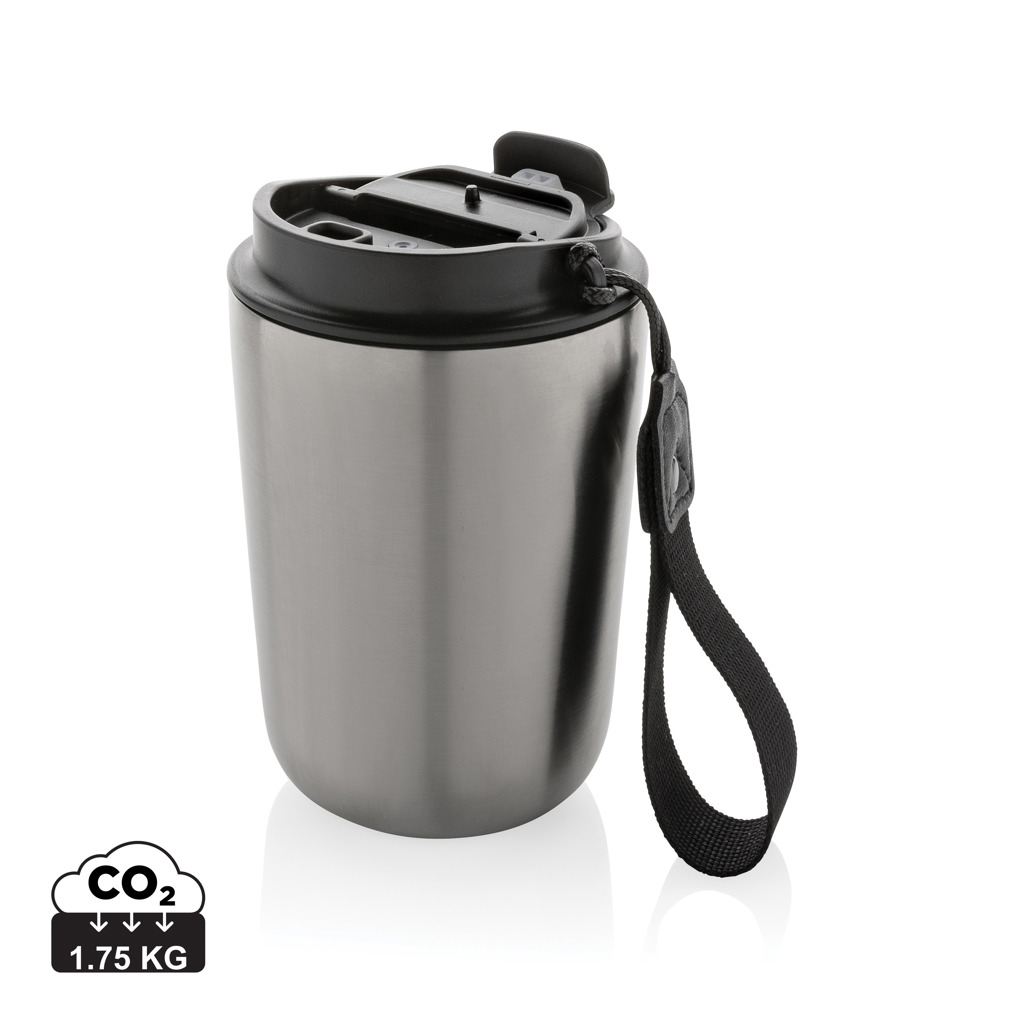 XD Collection Cuppa RCS re-steel vacuum tumbler with lanyard